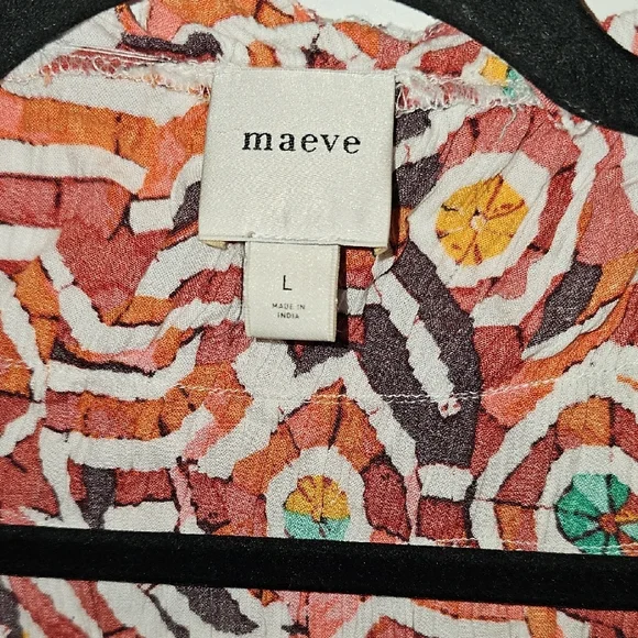 Maeve Ruffle Yoke Blouse (L) - Picture 2 of 8